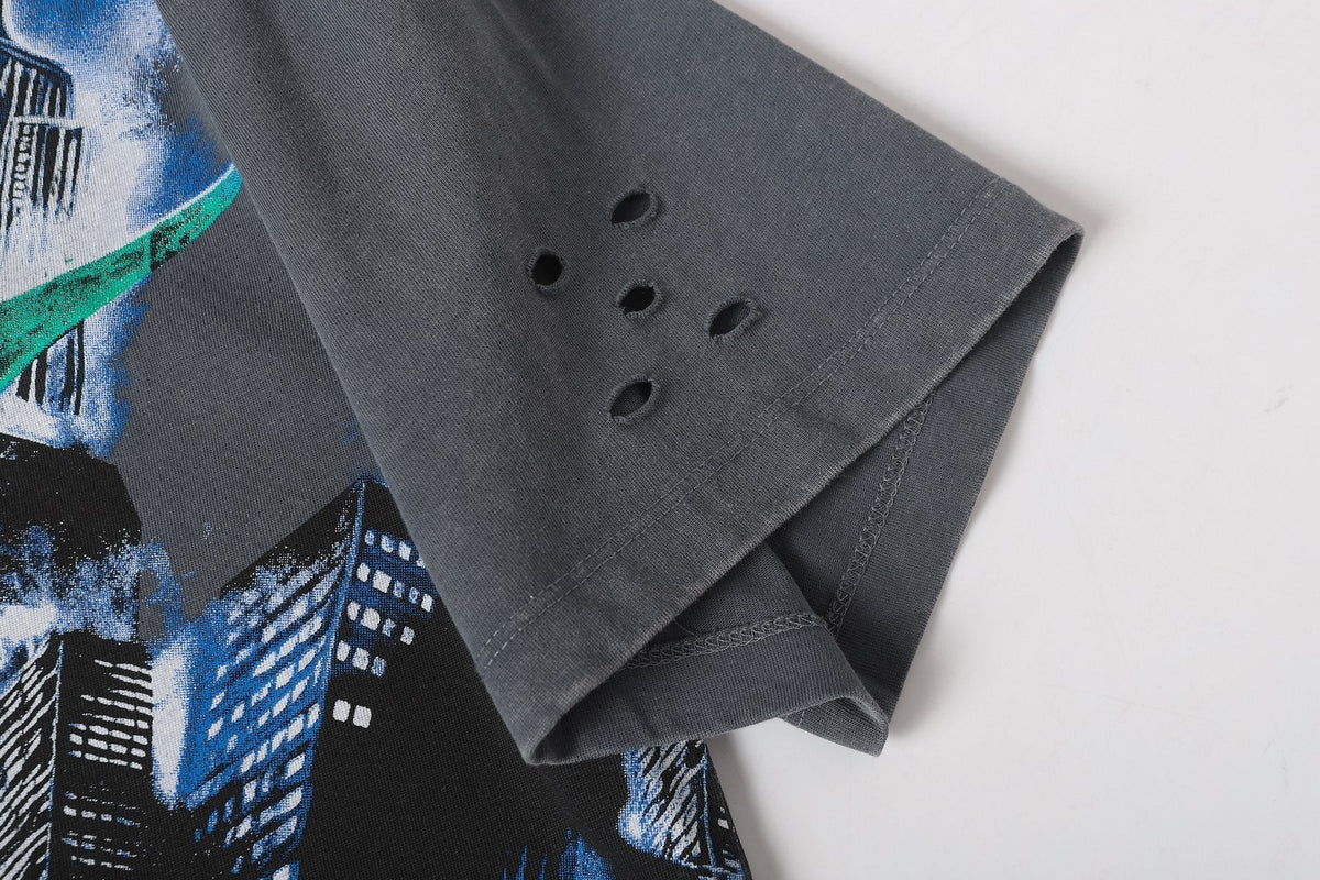 Godspeed Statue of Liberty Graphic T-Shirt — detail
