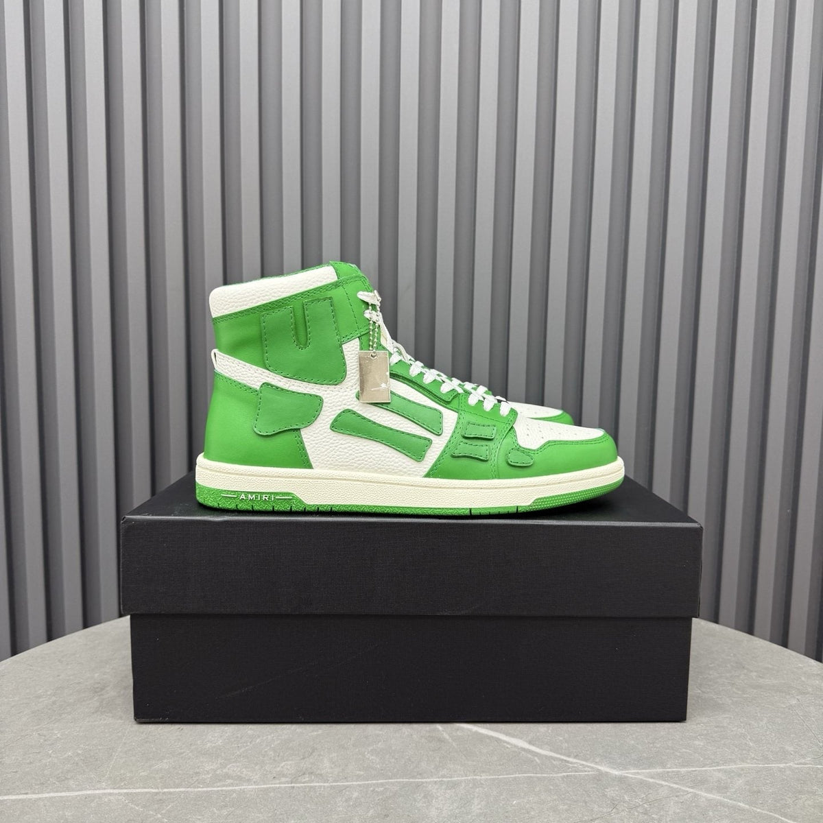 AMIRI Two-Tone High-Top Sneakers — front