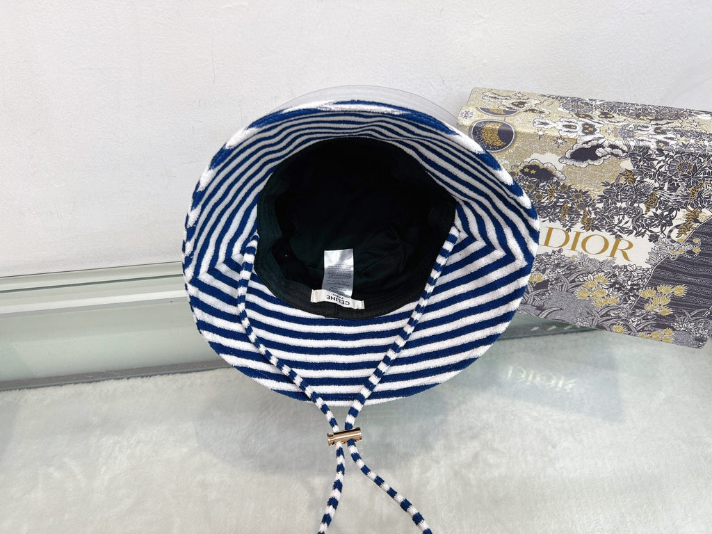 Celine Bucket Hat - Black / Blue